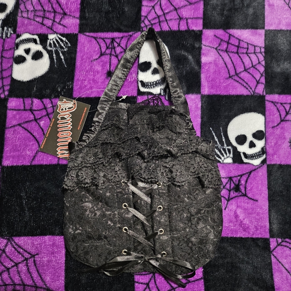 🕸 SOLD // Demonia lace bag 🕸